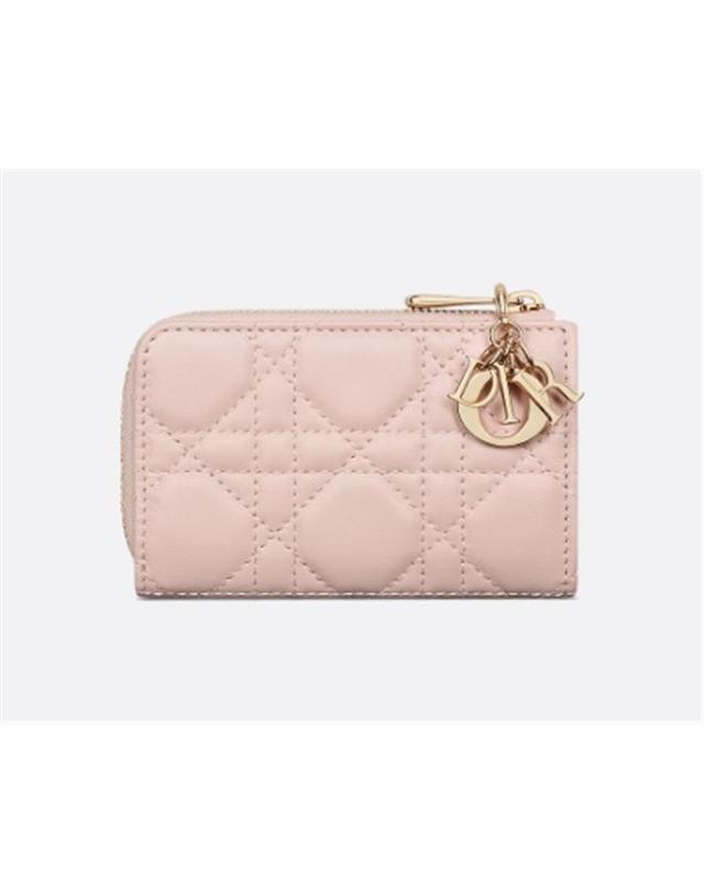 디올 [국내백화점/당일발송] 디올 Lady Dior Yuzu 열쇠 케이스 S6043ONMJ_M413 / 키홀더 착용컷
