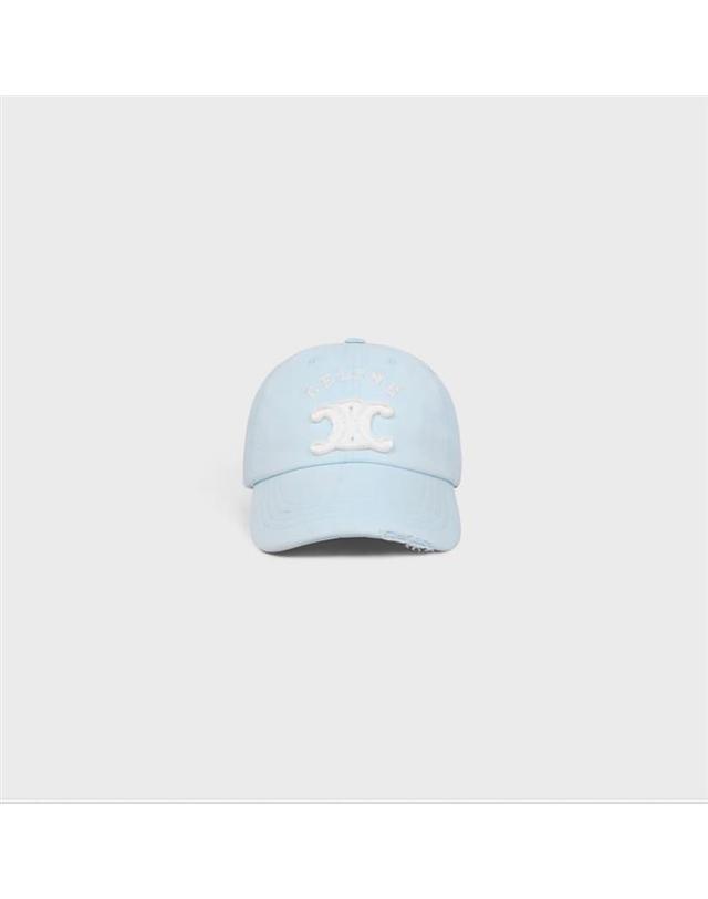 셀린느 [국내백화점/당일발송] 셀린느 비비엔느 캡 - 라이트 코튼 개버딘 AA0J14U25 GBN1 / 모자 착용컷