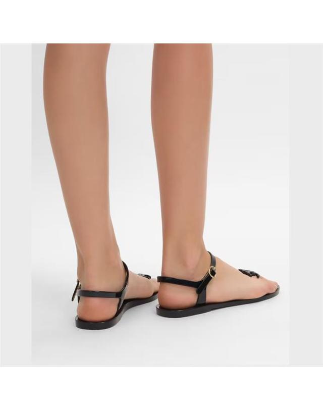 셀린느 [국내백화점/당일발송] 셀린느 젤리 베이 샌들 - 환경 인증 PVC 367975325C 38NO / 여성 샌들 착용컷