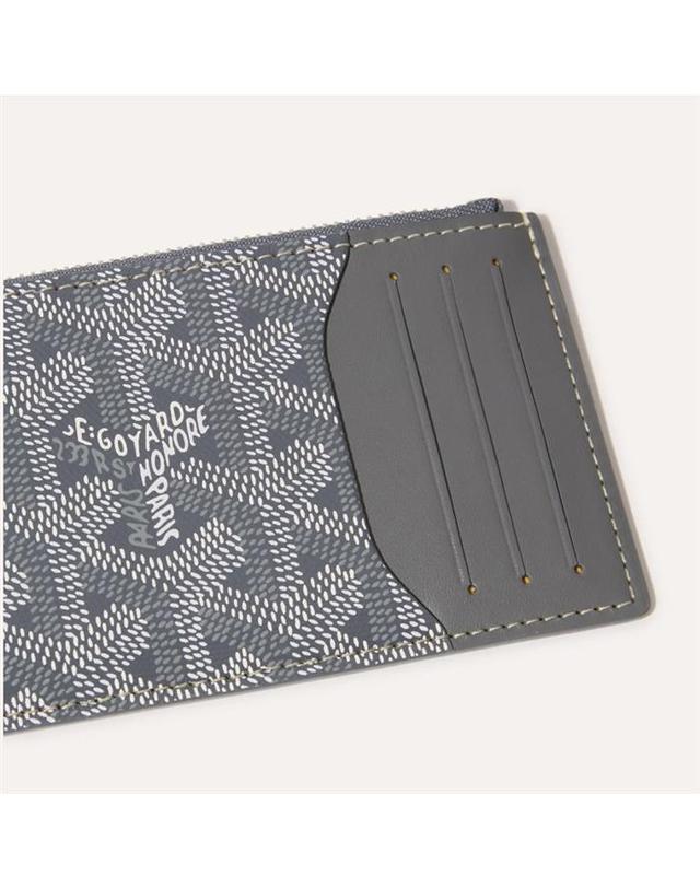 고야드 고야드 부르봉 지퍼 카드 홀더 BOURBOPMLTY51CL51P / 남성 반지갑 착용컷