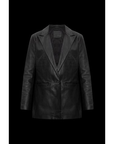 [해외직구] 25FW 올세인츠 레더 블레이저 Deri DERIW127LBBLACK TP580140440