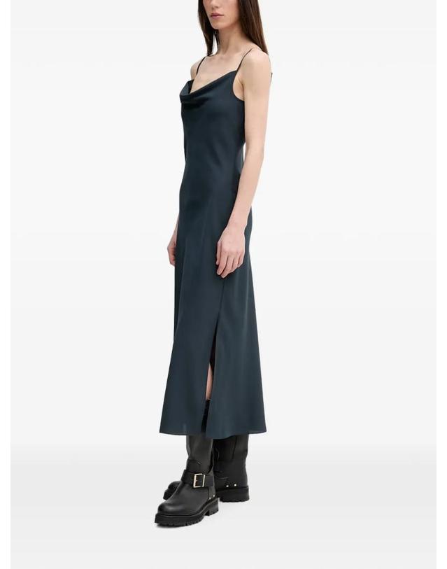 올세인츠 [해외직구] 26 FW 올세인츠 해들리 카울 넥 사이드 슬릿 맥시 드레스 W039DZ TP456208674 착용컷