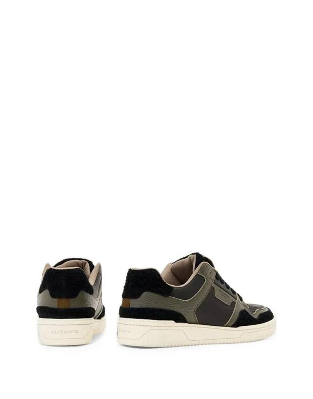 올세인츠 [해외직구] 26 FW 올세인츠 패널 레더 로우탑 스니커즈 M030FE TP455614377 착용컷