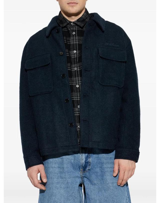 올세인츠 [해외직구] 26 FW 올세인츠 버튼 포켓 셔츠 재킷 M014OE TP454112878 착용컷