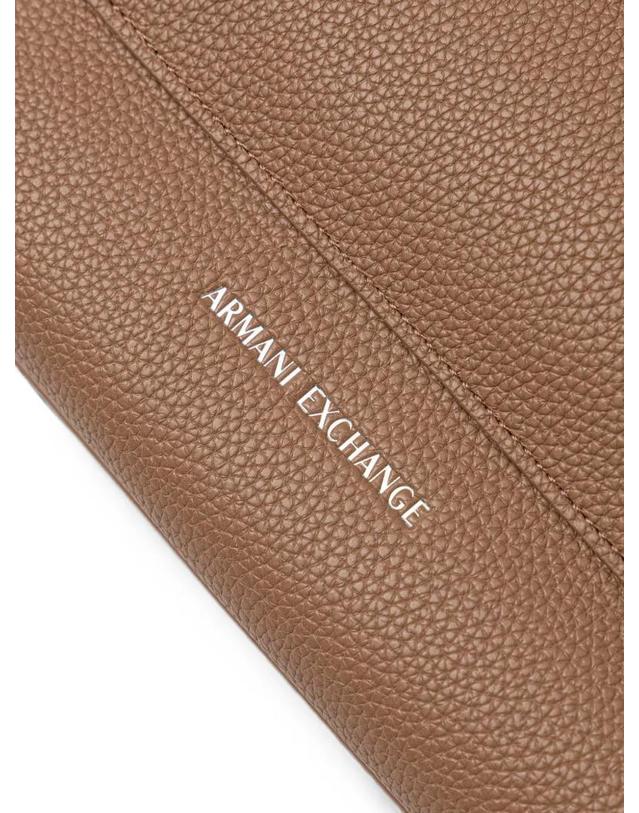아르마니 익스체인지 [해외직구] 26 FW ARMA logo plaque pebbled tote bag XW001545AF1 TP458636429 착용컷
