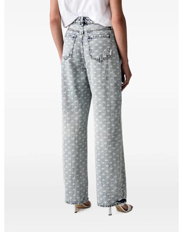아르마니 익스체인지 [해외직구] 26 FW ARMA monogram print acid wash jeans XW000100AF25777 TP458634153 착용컷