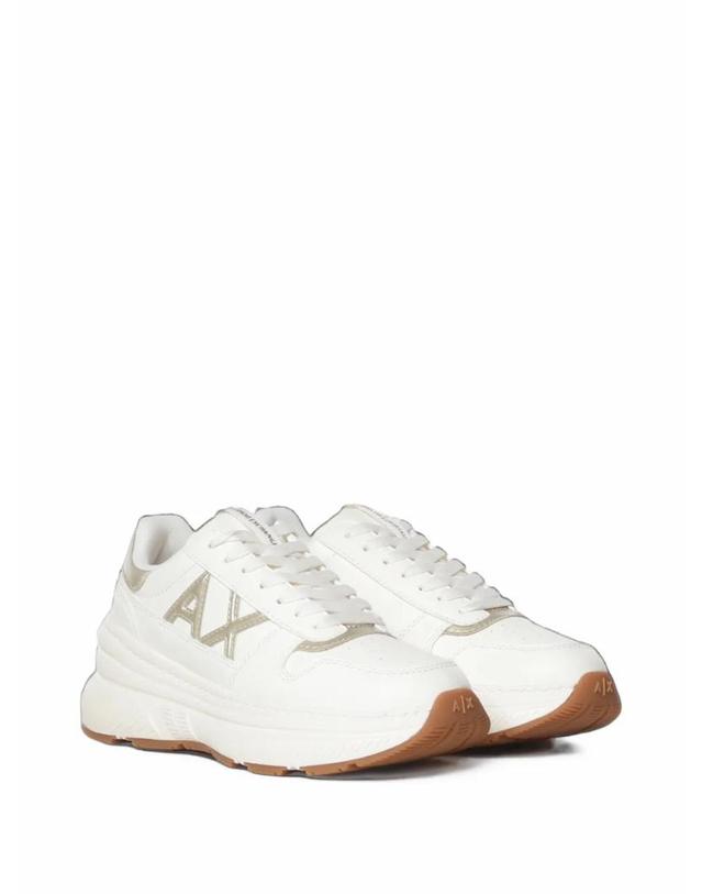 아르마니 익스체인지 [해외직구] 26 FW ARMA logo patch chunky sole sneakers XW003106AF27406 TP459193901 착용컷