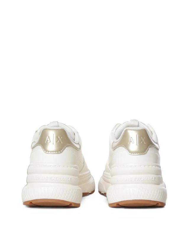 아르마니 익스체인지 [해외직구] 26 FW ARMA logo patch chunky sole sneakers XW003106AF27406 TP459193901 착용컷