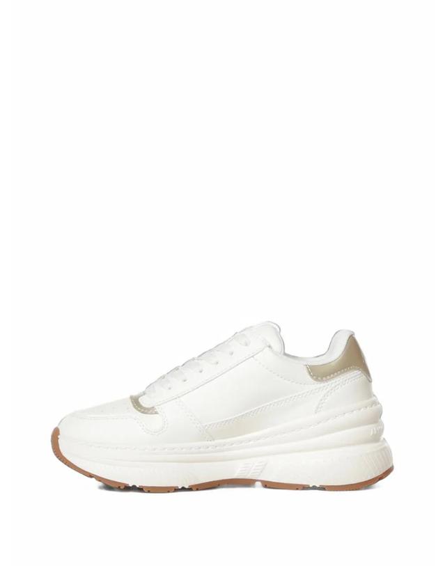 아르마니 익스체인지 [해외직구] 26 FW ARMA logo patch chunky sole sneakers XW003106AF27406 TP459193901 착용컷
