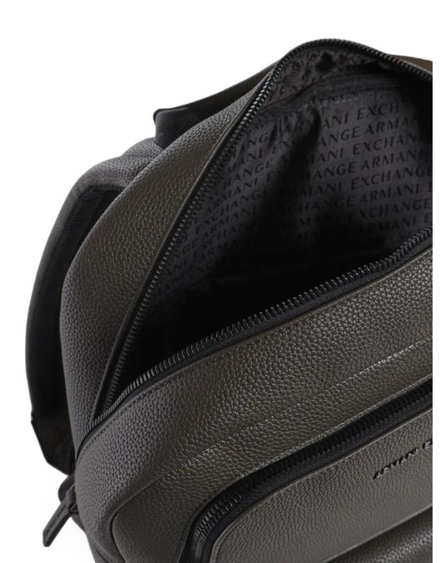 아르마니 익스체인지 [해외직구] 26 FW ARMA pebbled texture logo plaque backpack XM003163AF26663 TP459423265 착용컷