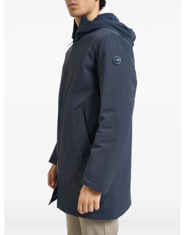 콜마 [해외직구] 26 FW 콜마 로고 패치 후드 레인코트 120000054ZL68 TP458712215 착용컷