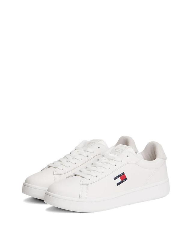 타미진스 [해외직구] 26 FW Tommy Jeans 로고 패치 레이스업 스니커즈 EN0EN02815 TP454084483 착용컷