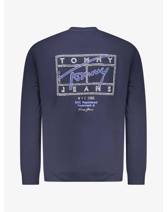 타미진스 [해외직구] 26 FW Tommy Jeans 로고 프린트 코튼 스웨트셔츠 DM0DM22366 TP458596979 착용컷