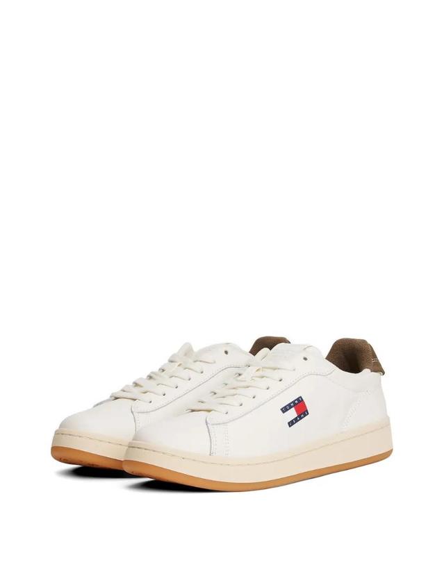 타미진스 [해외직구] 26 FW Tommy Jeans 로고 패치 레이스업 스니커즈 EN0EN02815 TP454221716 착용컷