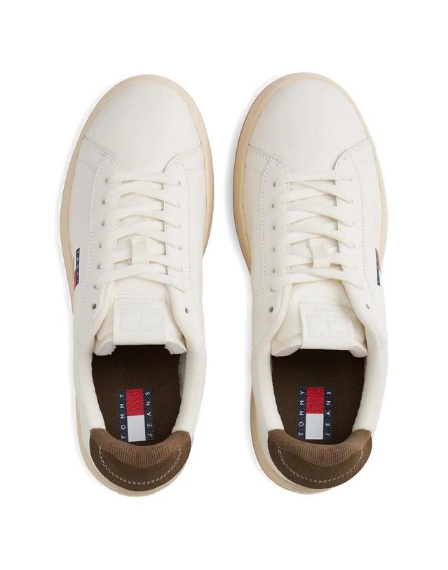 타미진스 [해외직구] 26 FW Tommy Jeans 로고 패치 레이스업 스니커즈 EN0EN02815 TP454221716 착용컷