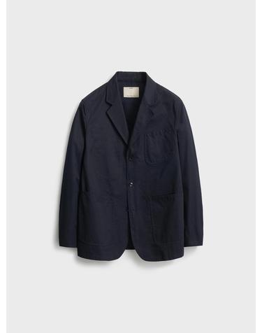 Washed Sports Jacket_Dark Navy