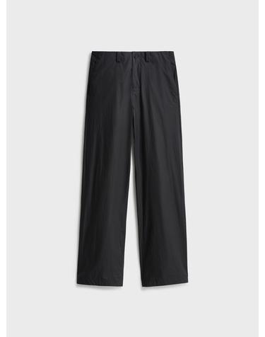 Resin Coated Wide Pants_Black