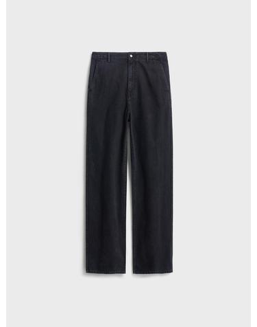One Washed Wide Denim_Blue Black