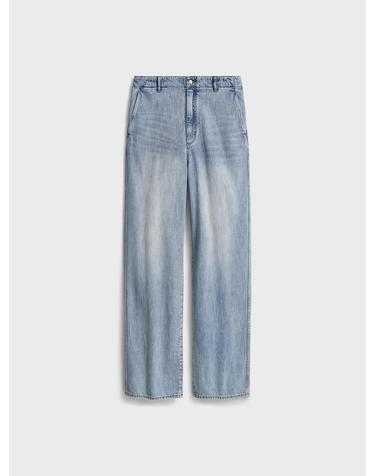One Washed Wide Denim_Light Blue