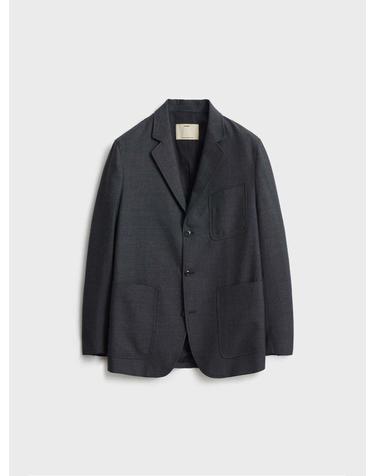 Wool Sports Jacket_Dark Gray