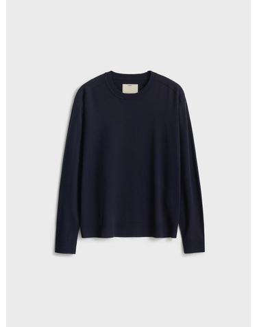 Classic Crewneck Knit_Dark Navy