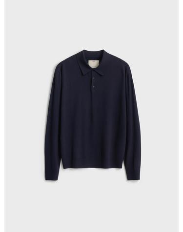 Classic Polo Knit_Dark Navy