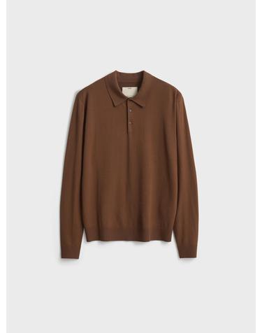 Classic Polo Knit_Brown