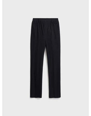 Wool Jersey Banding Pants_Black