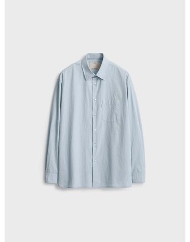 Comfort Typewriter Shirt_Greyish Blue