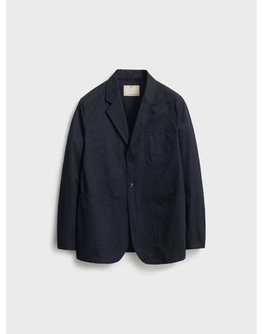 Washed Sports Jacket_Dark Navy