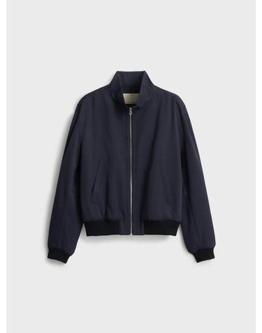 [20%페이백]Seersucker Blouson_Navy