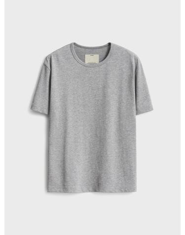 Short Sleeve Classic T-Shirt_Melange Gray