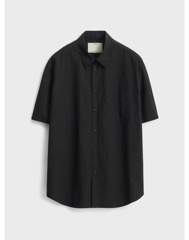 Short Sleeve Comfort Shirt (Typewriter)_Black