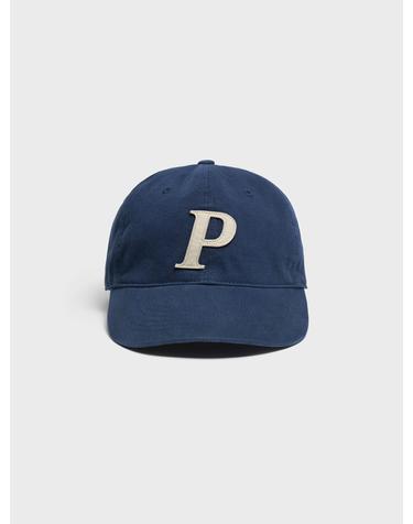 Cotton Graphic Ball Cap_Blue