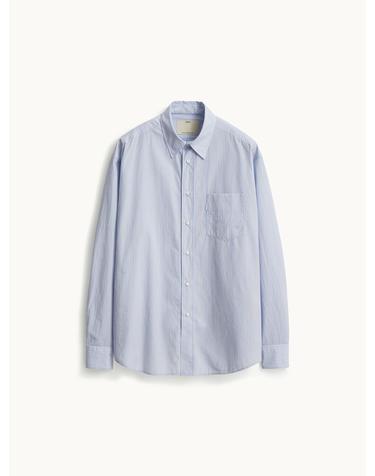 [20%페이백]Comfort Shirt_Sax Stripe