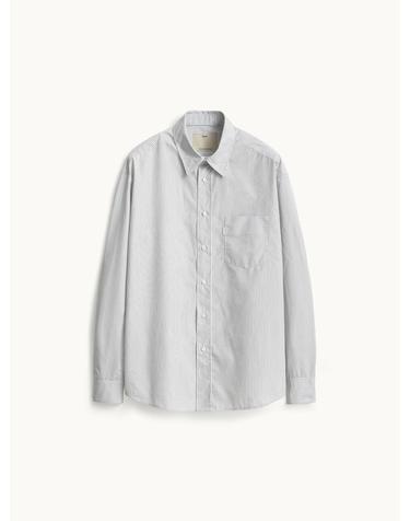 Comfort Shirt_White Stripe