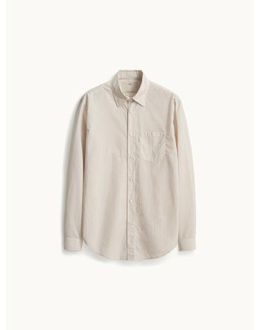 Button Down Shirt_Yellow Stripe