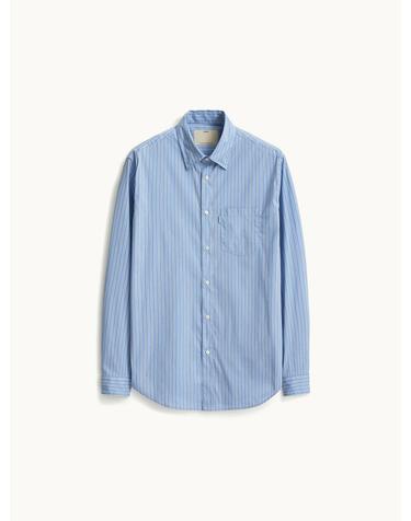 Button Down Shirt_Blue Stripe