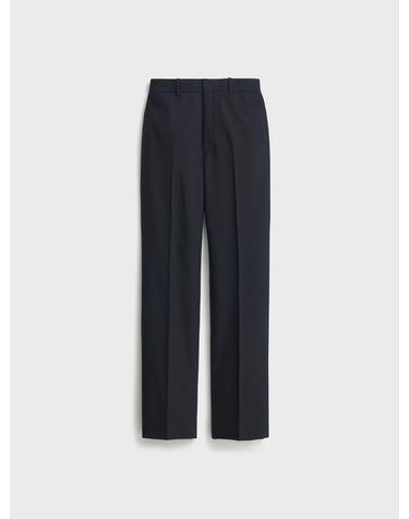 Wool Straight Fit Pants_Dark Navy