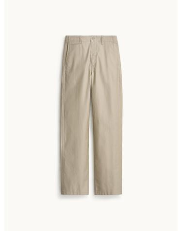 Cotton Officer Chino Pants_Beige