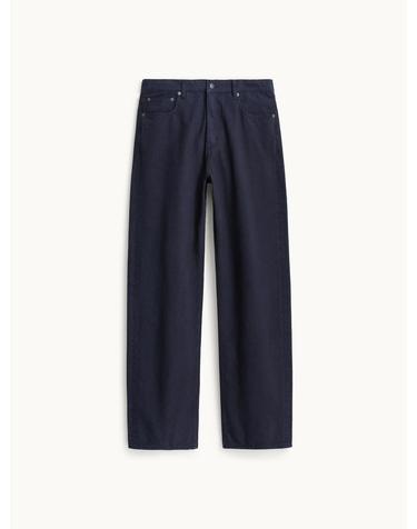 Straight Denim Pants_Navy