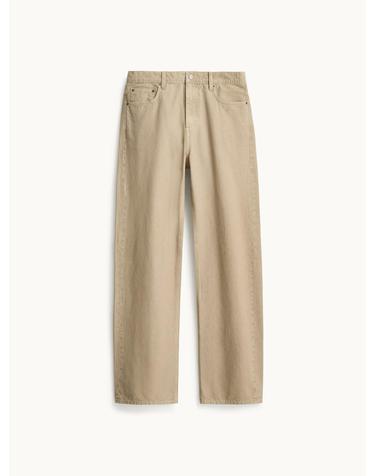 Straight Denim Pants_Beige