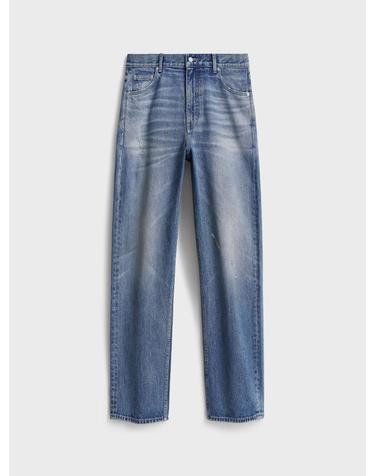 One Washed Straight Fit Denim_Blue