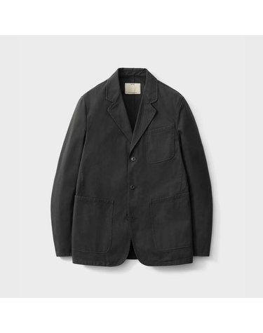 Washed Sports Jacket_Charcoal