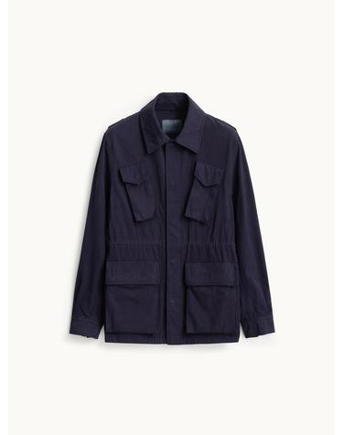 Overdyed Field Jacket_Mid Night Navy