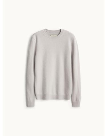 Cashmere Compact Crewneck Knit_Oatmeal