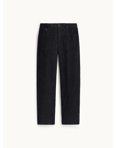 Corduroy Dyeing Tapered Pants_Ink Black