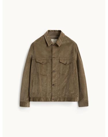Corduroy Trucker Jacket_Beige