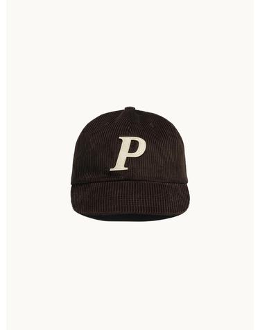 Corduroy Graphic Ball Cap_Brown