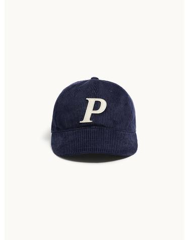 Corduroy Graphic Ball Cap_Navy